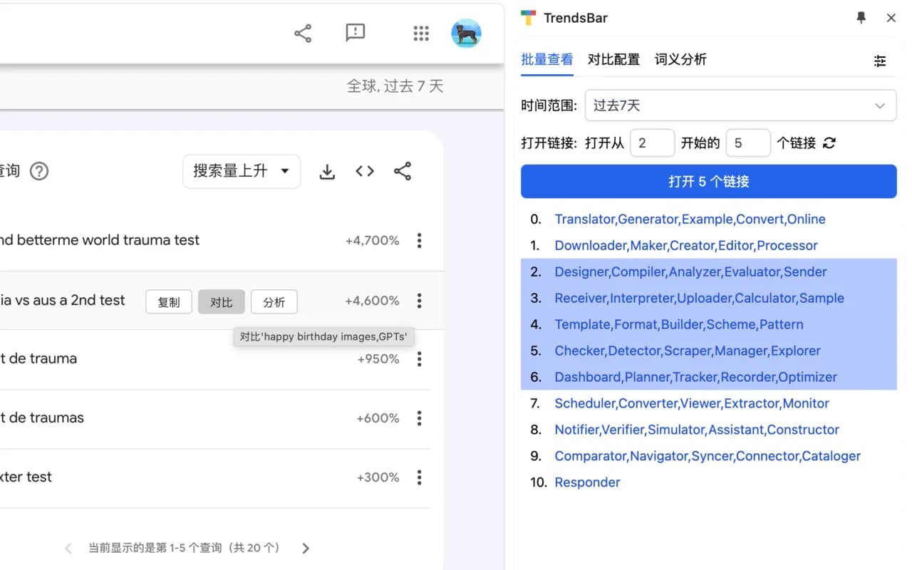 TrendsBar预览